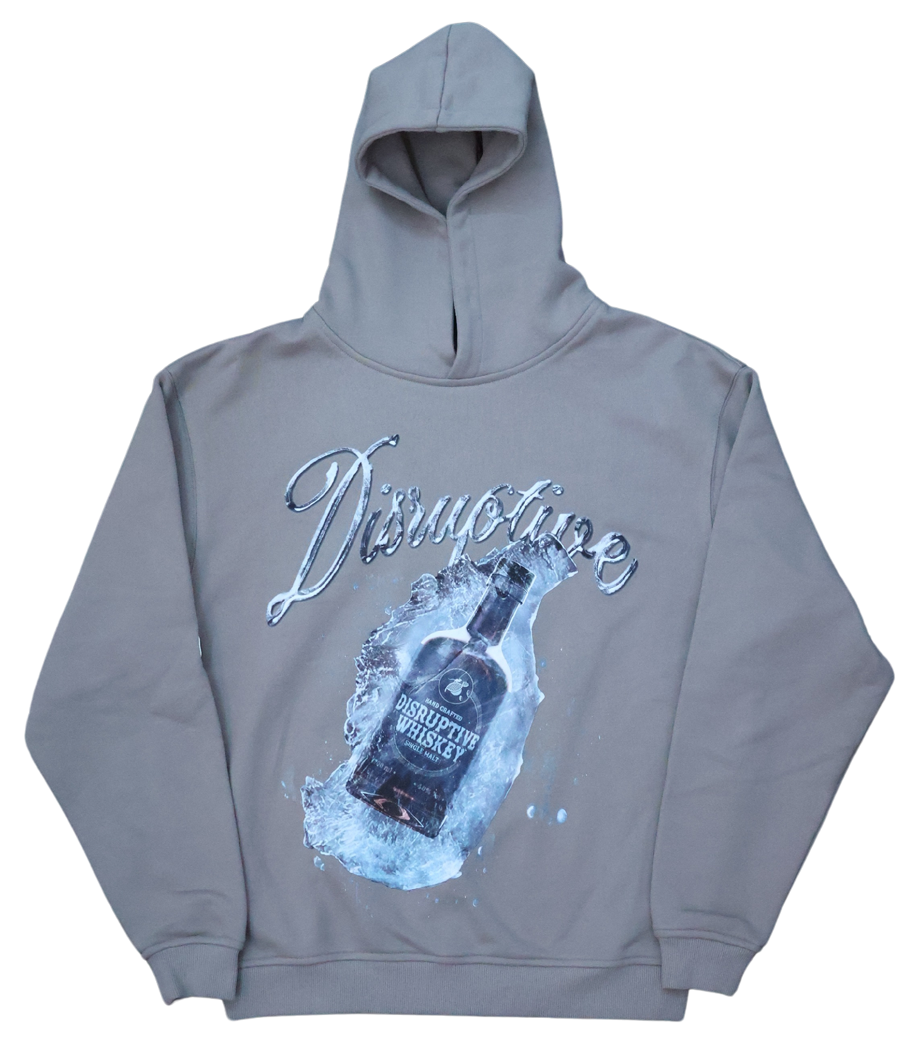 Ice Bottle Hoodie – Grey
